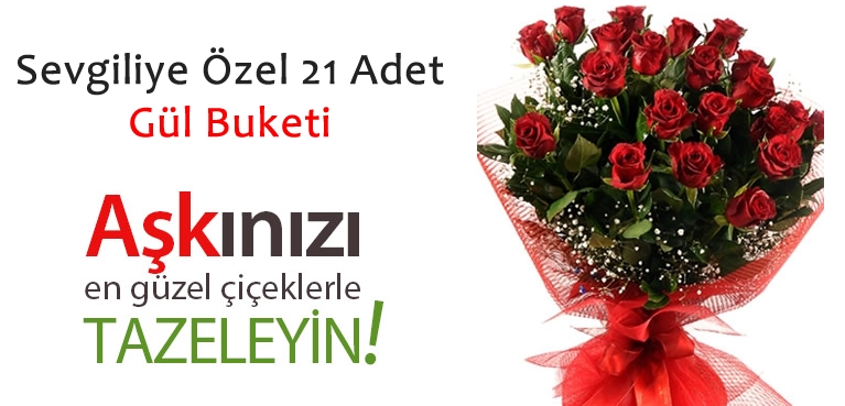 sevgiliye özel gül buketi